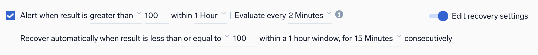 Config resolution window